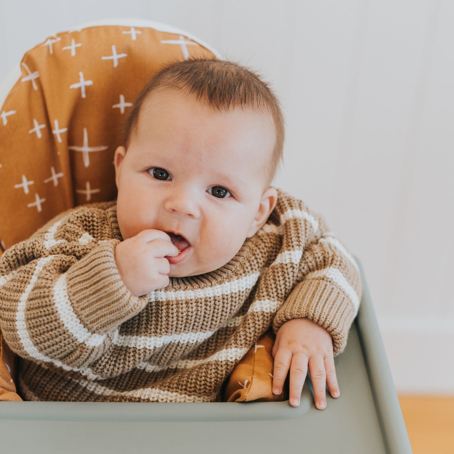 IKEA Antilop Highchair Cushion Cover in Scattered Crosses