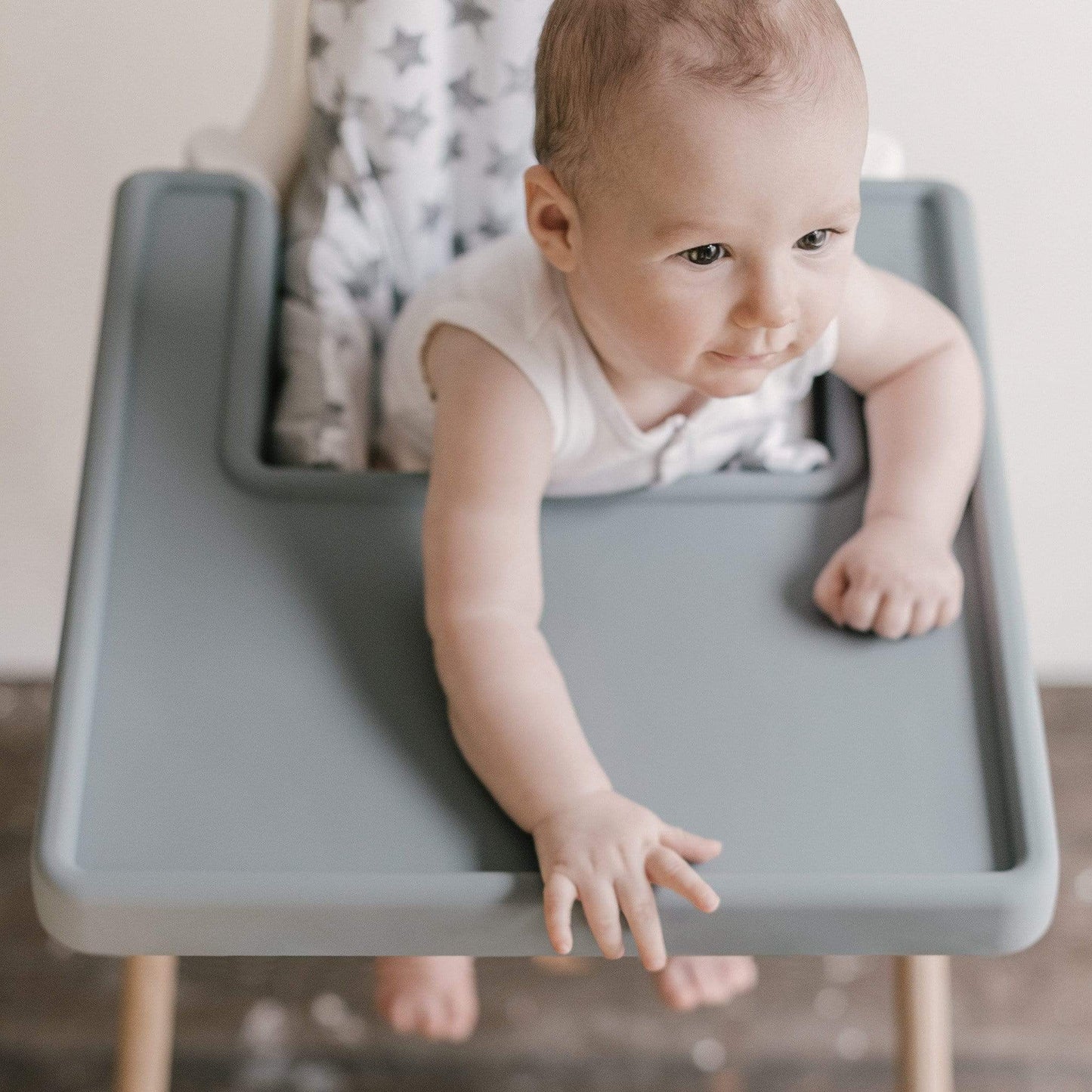 Vintage Indigo IKEA Highchair Placemat - Little Puku