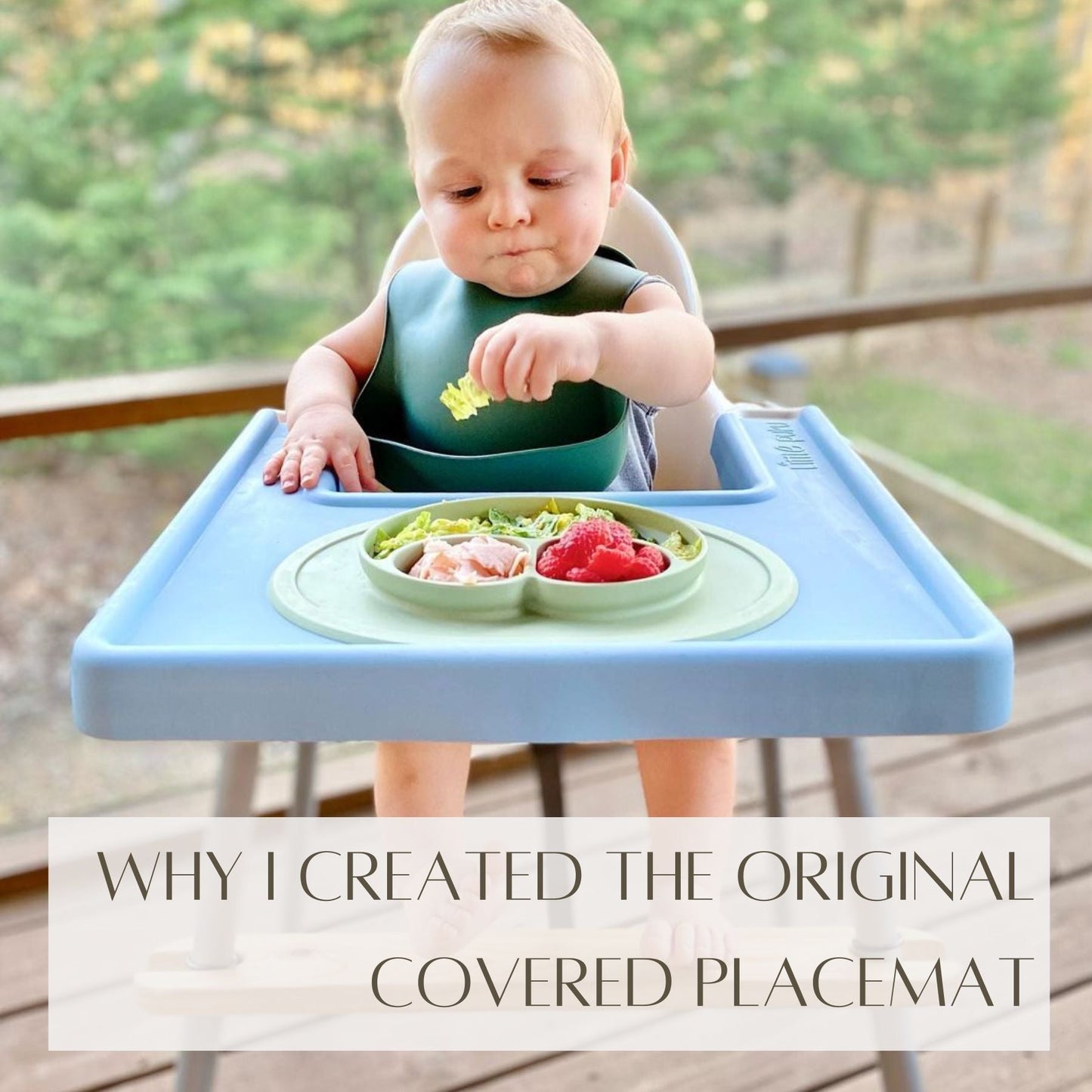 Why I created the original highchair covered placemat - Little Puku