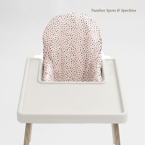 IKEA Highchair Cushion Cover in Panther Spots & Speckles Print