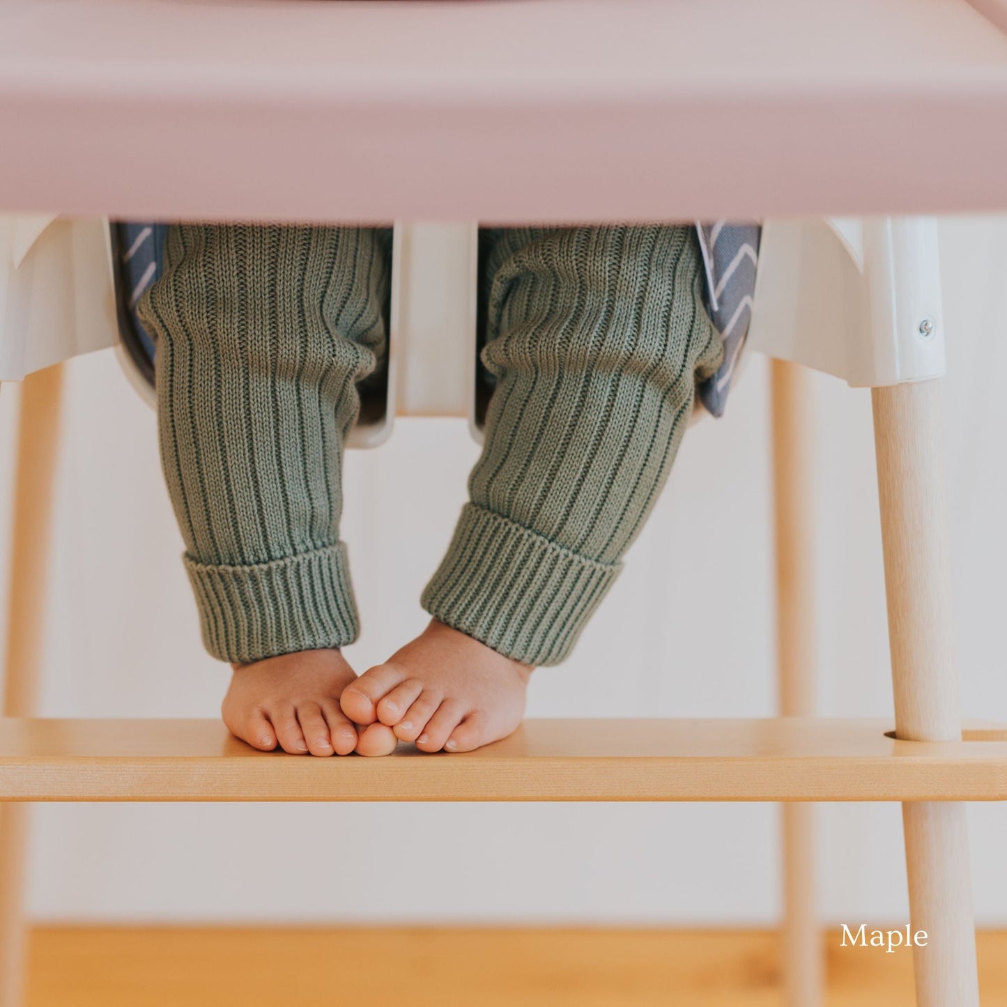 IKEA Highchair Foot Rest in Maple Timber