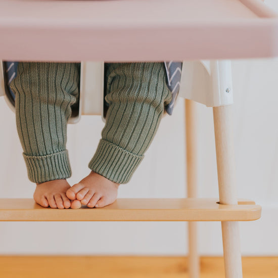 IKEA High Chair Leg Wraps Sticker in Maple Timber Look