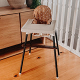 Matte Black IKEA Highchair Leg Wraps - Little Puku