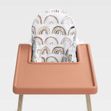IKEA Highchair Cushion Cover in Boho Rainbows