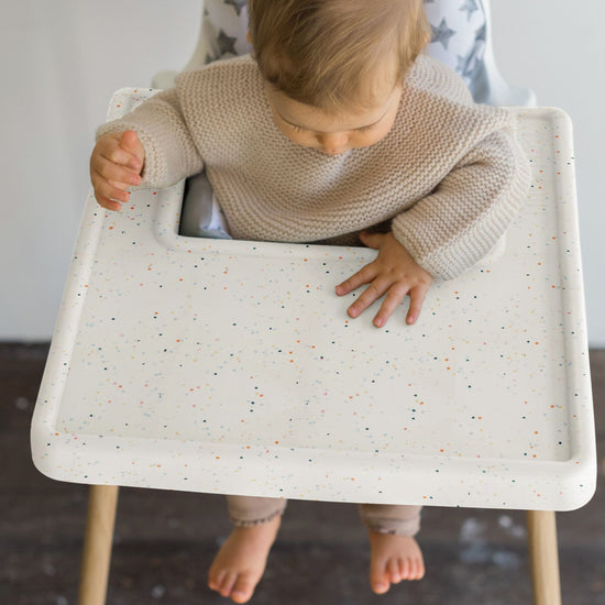 Load image into Gallery viewer, Confetti IKEA Highchair Placemat - Little Puku
