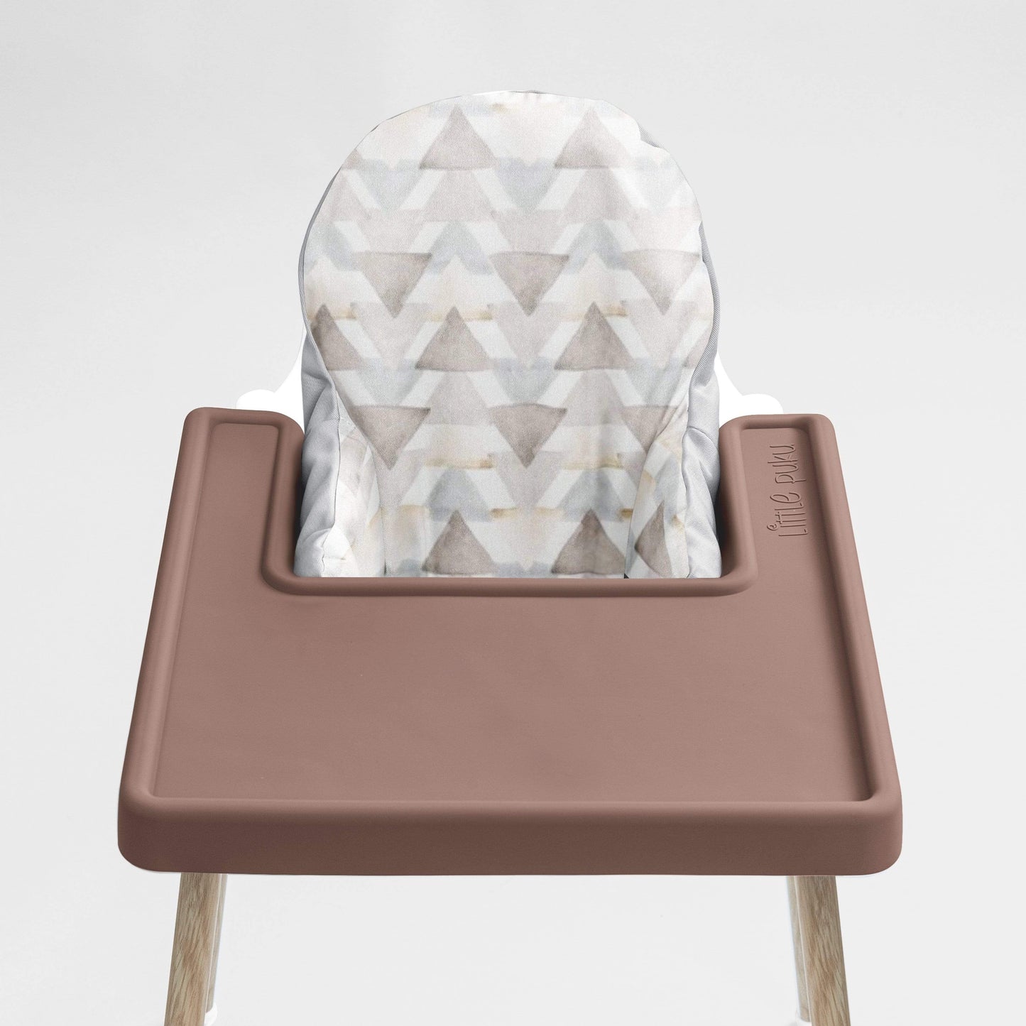 Load image into Gallery viewer, Little Puku Highchair Cushion Cover Watercolor Triangles Highchair Cushion Cover
