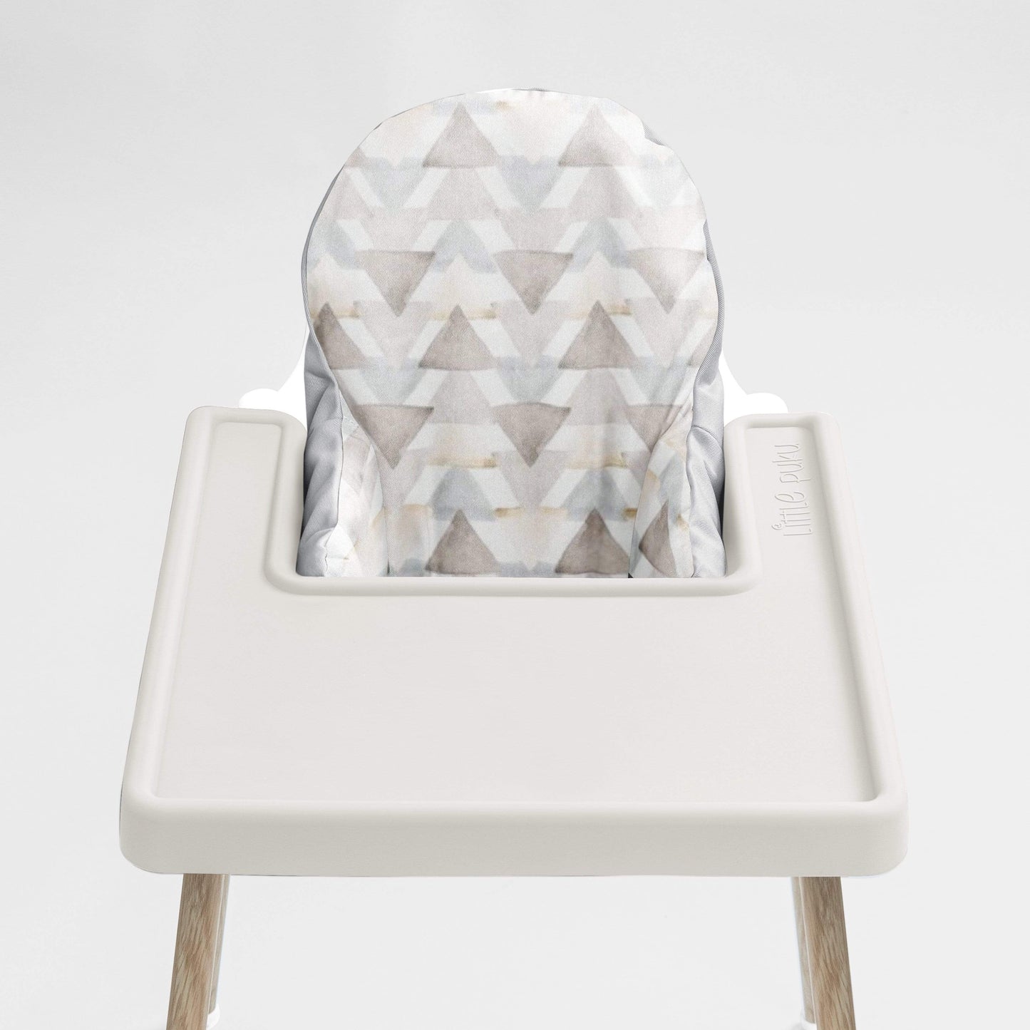Little Puku Highchair Cushion Cover Watercolor Triangles Highchair Cushion Cover