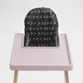 IKEA Highchair Cushion Cover with Pale Mauve Placemat