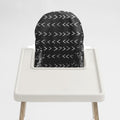 IKEA Highchair Cushion Cover in Mudcloth Zig Zags